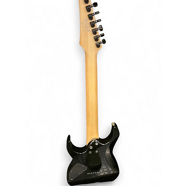 Used Ibanez RG7421 RG Series Black Solid Body Electric Guitar