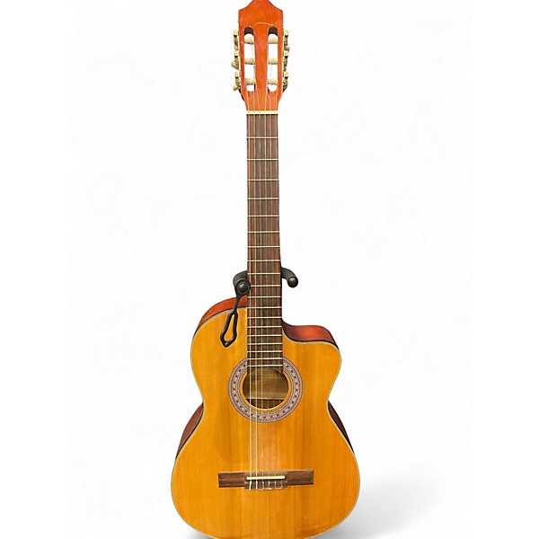 Used Estrella MSEW260E Natural Classical Acoustic Electric Guitar