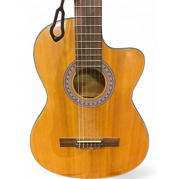 Used Estrella MSEW260E Natural Classical Acoustic Electric Guitar