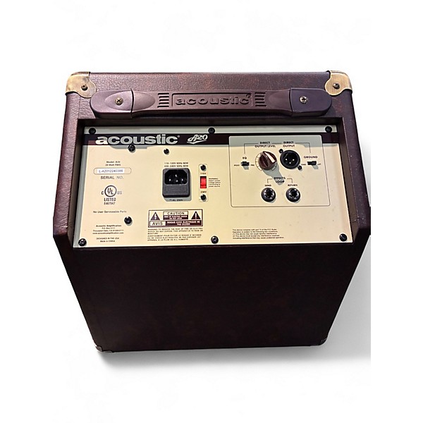 Used Acoustic A20 20W Acoustic Guitar Combo Amp