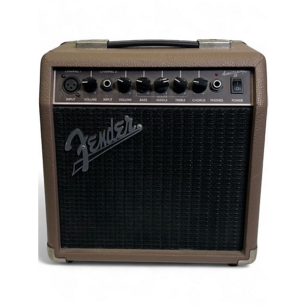 Used Fender Acoustasonic 15 Acoustic Guitar Combo Amp