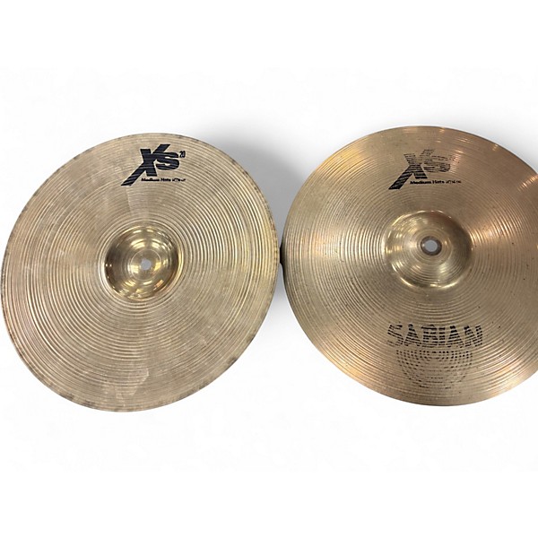Used SABIAN 14in XS20 Rock Hi Hat Pair Cymbal