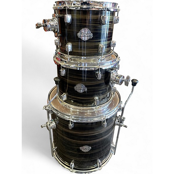 Used ddrum 4 Piece Dominion Series 4 Piece Olive Metallic  Drum Kit
