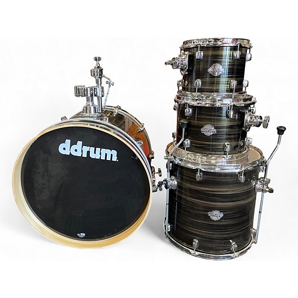 Used ddrum 4 Piece Dominion Series 4 Piece Olive Metallic  Drum Kit