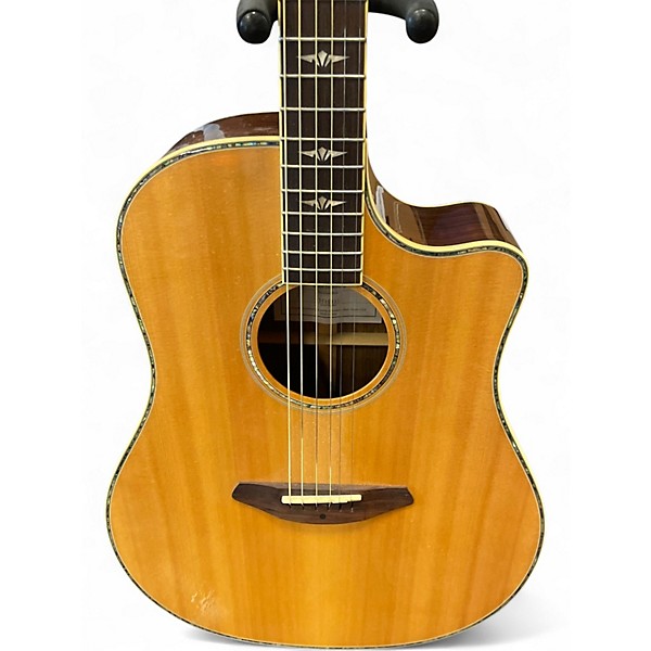 Used Breedlove Stage Dreadnought Natural Acoustic Electric Guitar