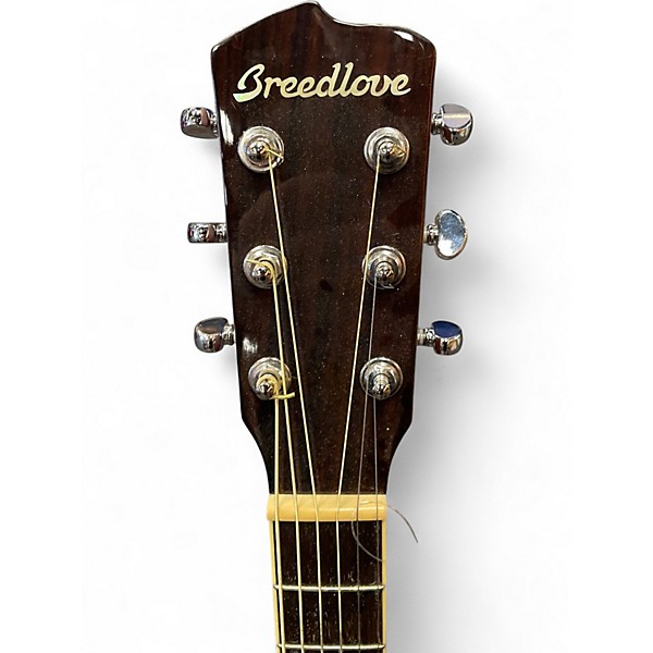 Used Breedlove Stage Dreadnought Natural Acoustic Electric Guitar