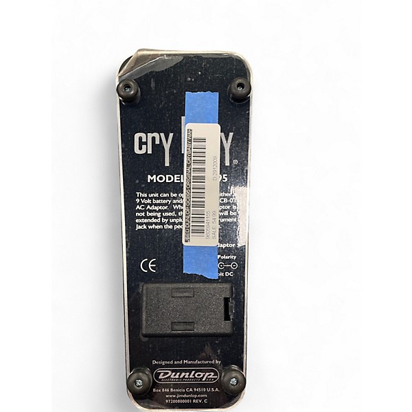 Used Dunlop GCB95 Original Crybaby Wah Effect Pedal