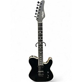 Used Schecter Guitar Research PT SLS EVIL TWIN Flat Black Solid Body Electric Guitar