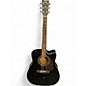 Used Yamaha FX335C Black Acoustic Electric Guitar thumbnail