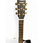 Used Yamaha FX335C Black Acoustic Electric Guitar