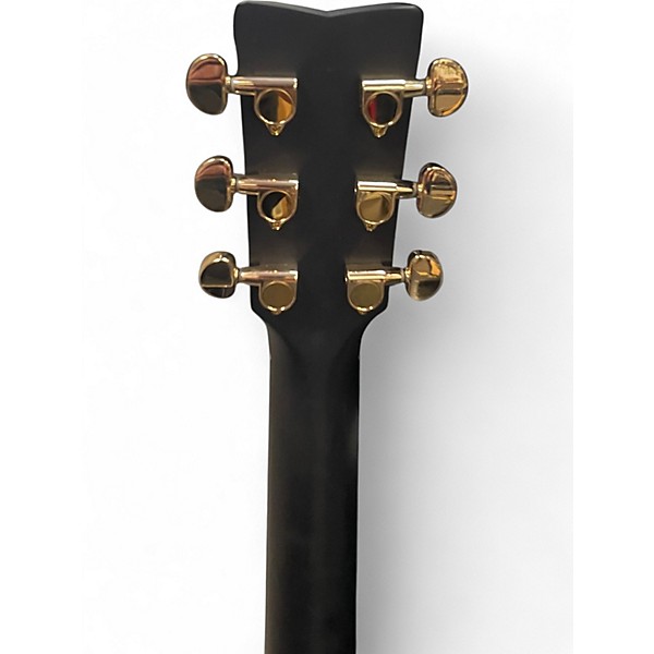 Used Yamaha FX335C Black Acoustic Electric Guitar