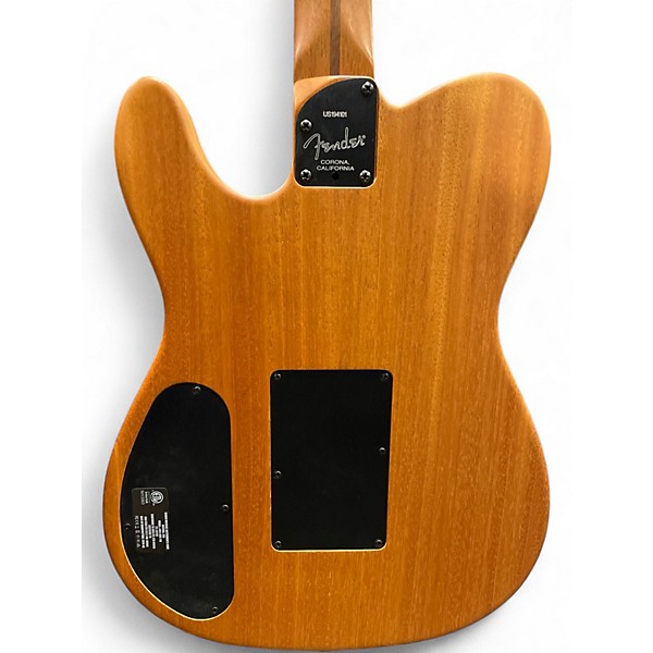 Used Fender Acoustasonic Player Telecaster Black Acoustic Electric Guitar