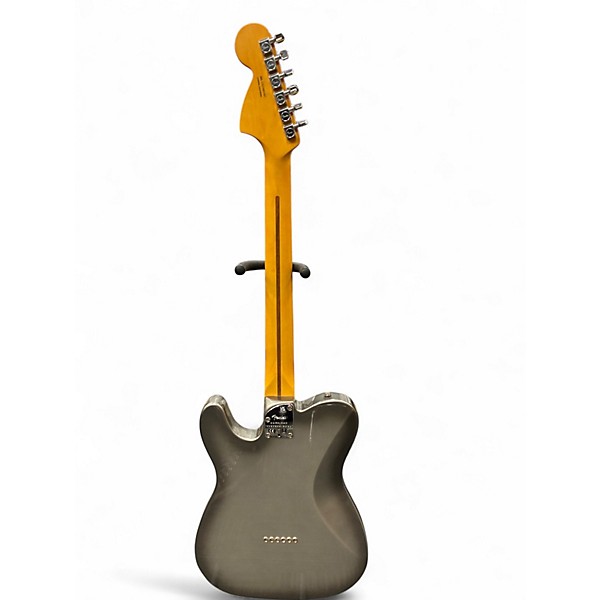 Used Fender American Professional Telecaster Black and Silver Solid Body Electric Guitar
