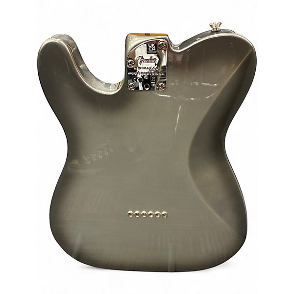 Used Fender American Professional Telecaster Black and Silver Solid Body Electric Guitar