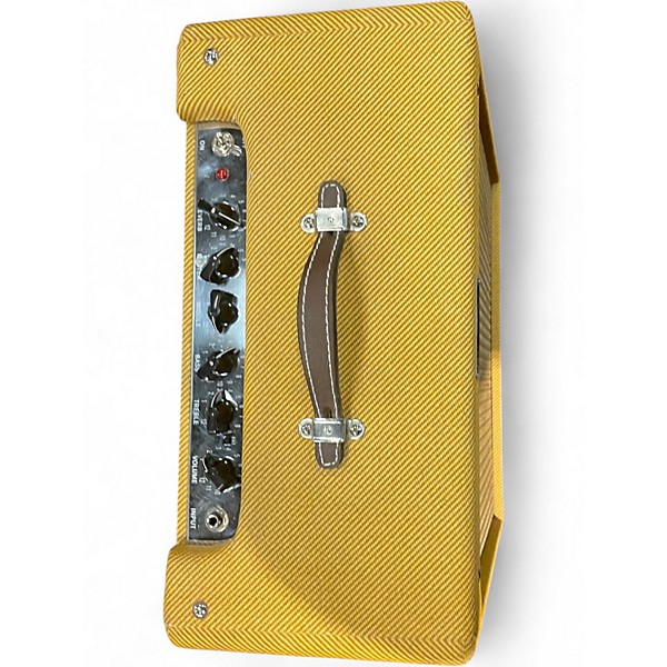 Used Fender Blues Junior Lacquered Tweed Tube Guitar Combo Amp