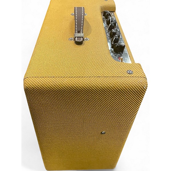 Used Fender Blues Junior Lacquered Tweed Tube Guitar Combo Amp