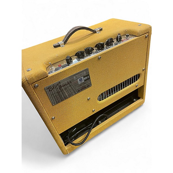 Used Fender Blues Junior Lacquered Tweed Tube Guitar Combo Amp