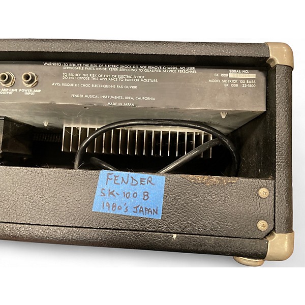 Used Fender SK-100B Bass Amp Head