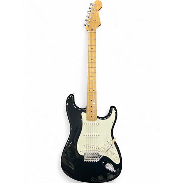 Used Fender Roland GC-1 Stratocaster Black and White Solid Body Electric Guitar