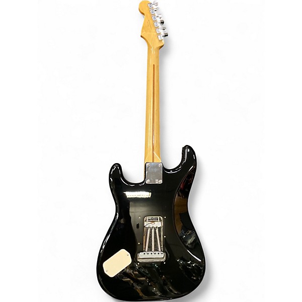 Used Fender Roland GC-1 Stratocaster Black and White Solid Body Electric Guitar