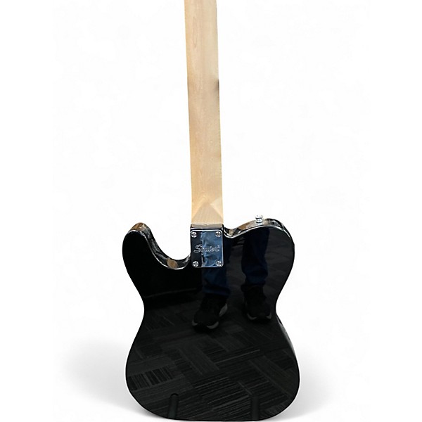 Used Squier Telecaster BLACK Solid Body Electric Guitar