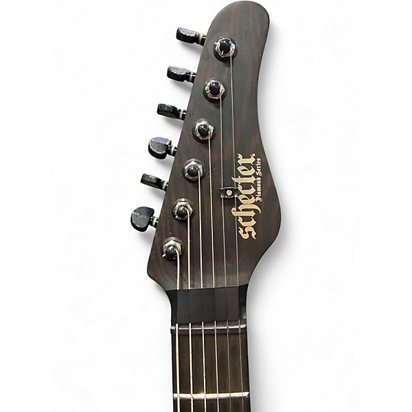 Used Schecter Guitar Research diamond series sun valley super shredder ht black limba Solid Body Electric Guitar