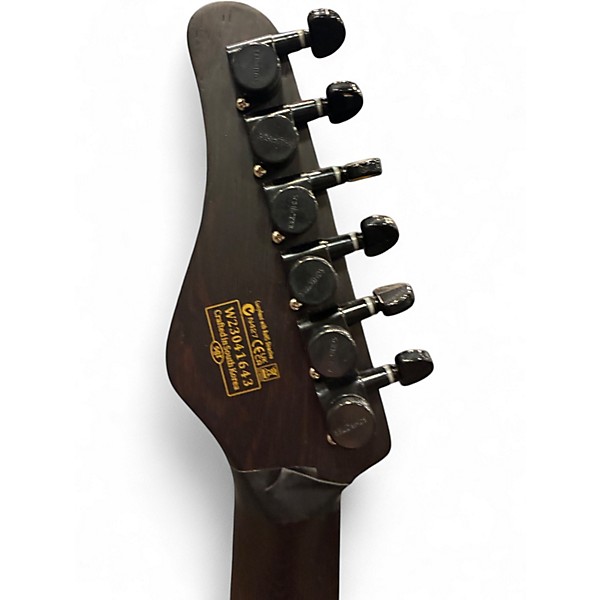 Used Schecter Guitar Research diamond series sun valley super shredder ht black limba Solid Body Electric Guitar