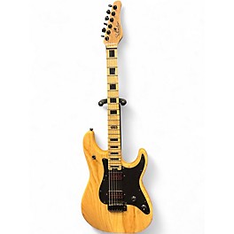 Used Schecter Guitar Research justin beck ani Natural Solid Body Electric Guitar