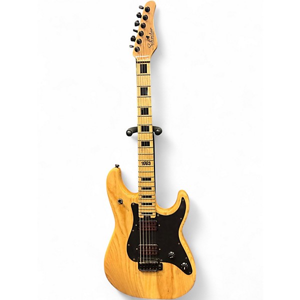 Used Schecter Guitar Research justin beck ani Natural Solid Body Electric Guitar