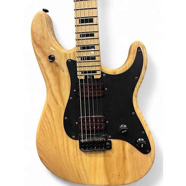Used Schecter Guitar Research justin beck ani Natural Solid Body Electric Guitar