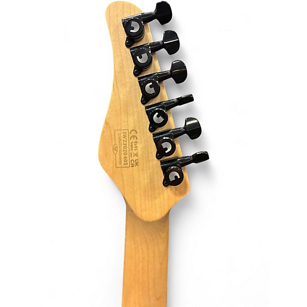 Used Schecter Guitar Research justin beck ani Natural Solid Body Electric Guitar