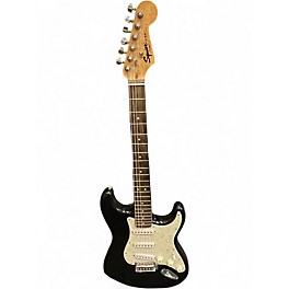 Used Squier Affinity Stratocaster Black Solid Body Electric Guitar