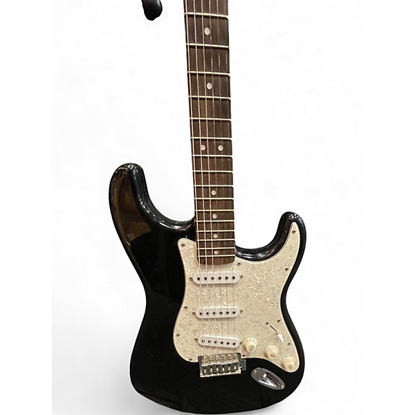 Used Squier Affinity Stratocaster Black Solid Body Electric Guitar