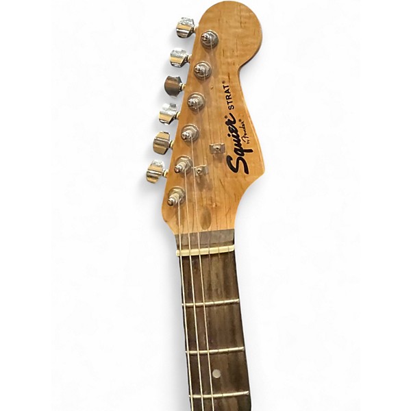Used Squier Affinity Stratocaster Black Solid Body Electric Guitar