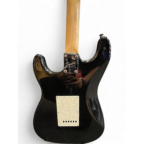 Used Squier Affinity Stratocaster Black Solid Body Electric Guitar