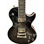 Used Epiphone Les Paul Custom Bats in Flight Transparent Ebony Burst Solid Body Electric Guitar