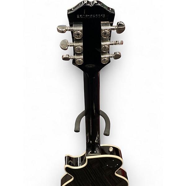 Used Epiphone Les Paul Custom Bats in Flight Transparent Ebony Burst Solid Body Electric Guitar