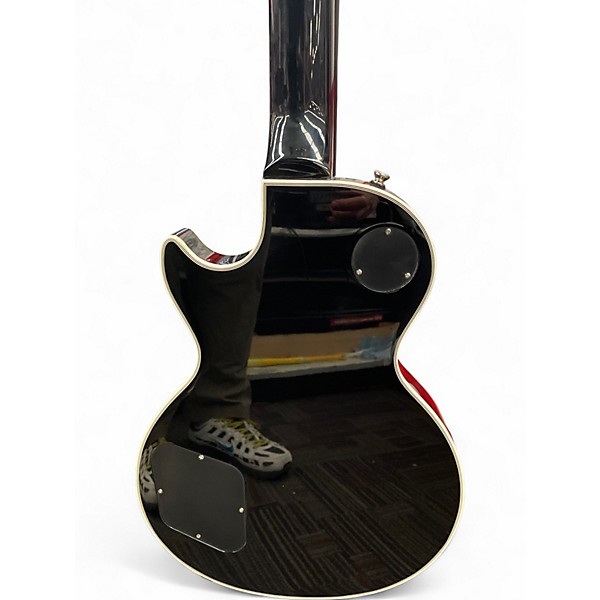 Used Epiphone Les Paul Custom Bats in Flight Transparent Ebony Burst Solid Body Electric Guitar
