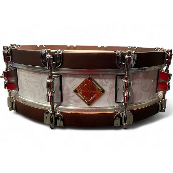 Used Dixon 14X3.5 Classic Hybrid Sub Zero White Drum