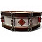 Used Dixon 14X3.5 Classic Hybrid Sub Zero White Drum thumbnail