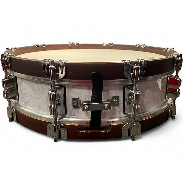 Used Dixon 14X3.5 Classic Hybrid Sub Zero White Drum