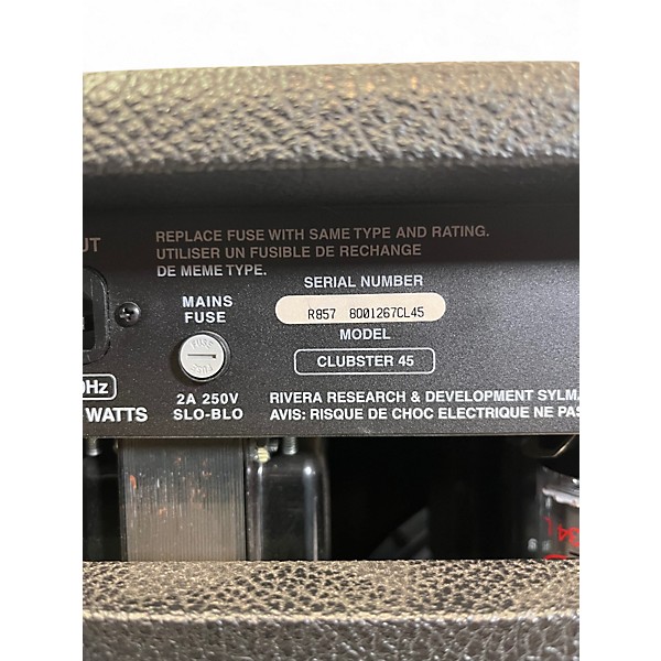 Used Rivera CLUBSTER 45 Tube Guitar Combo Amp