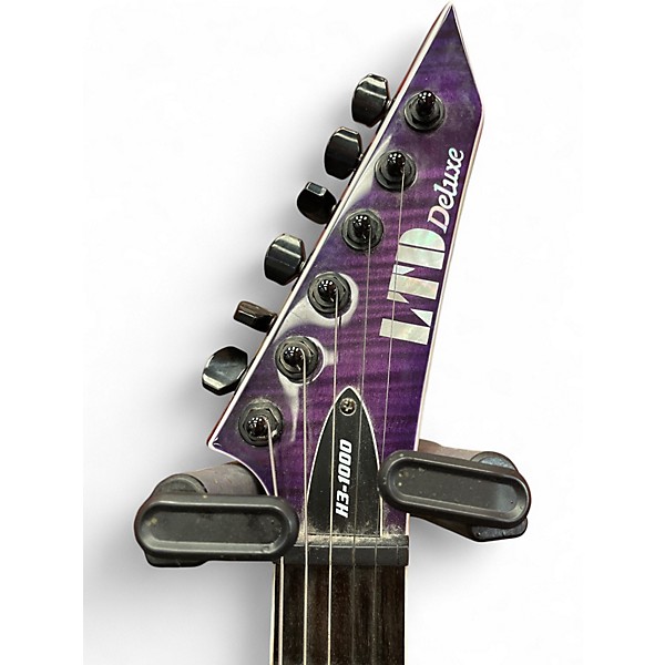Used ESP LTD H3-1000 Trans Purple Solid Body Electric Guitar