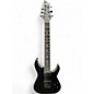 Used Schecter Guitar Research C-1 SLS Elite EVIL TWIN HT Satin Black Solid Body Electric Guitar thumbnail