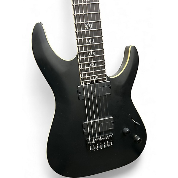 Used Schecter Guitar Research C-1 SLS Elite EVIL TWIN HT Satin Black Solid Body Electric Guitar