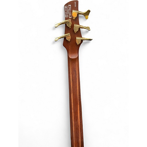 Used Ibanez SR755 5 String Brown Electric Bass Guitar