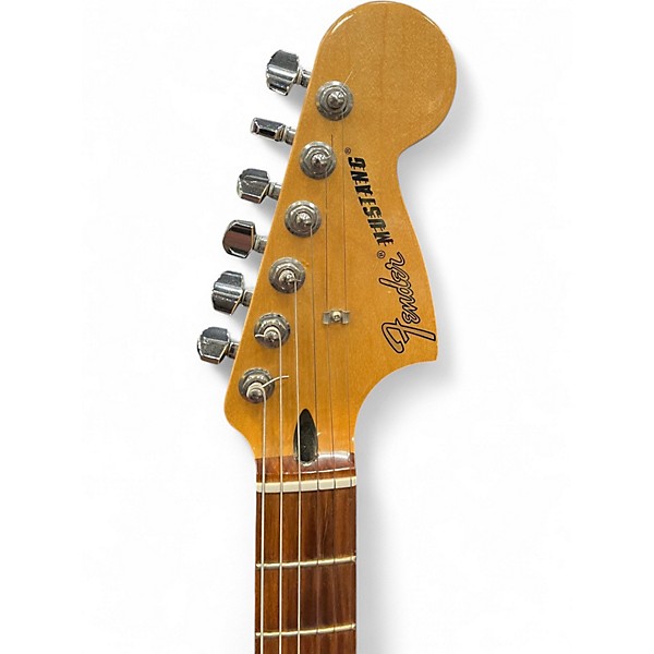 Used 2017 Fender mustang 2 Tone Sunburst Solid Body Electric Guitar