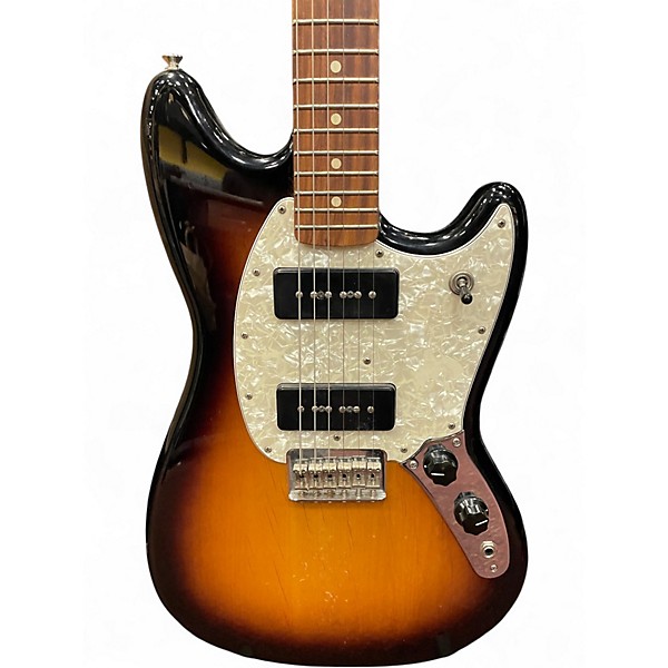 Used 2017 Fender mustang 2 Tone Sunburst Solid Body Electric Guitar