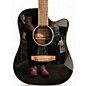 Used Takamine EG341C Black Acoustic Electric Guitar