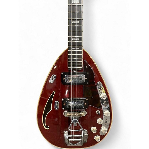 Vintage 1967 VOX Star Stream Cherry Wine Hollow Body Electric Guitar